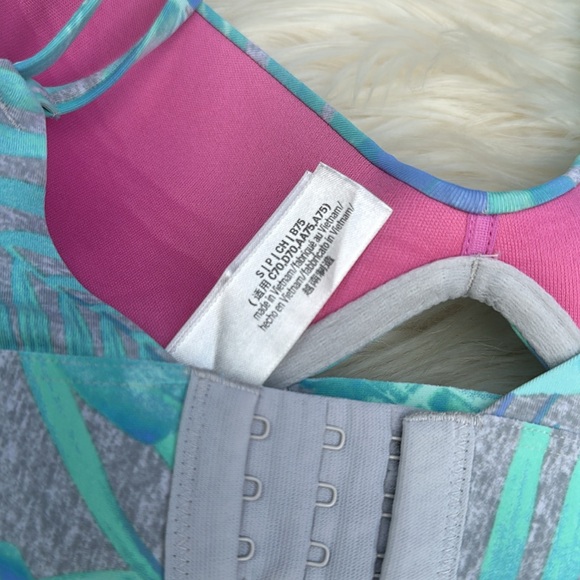 PINK Victoria’s Secret Bonded Push Up Bra With All Over Palm Trees Decor, Small - Picture 5 of 6